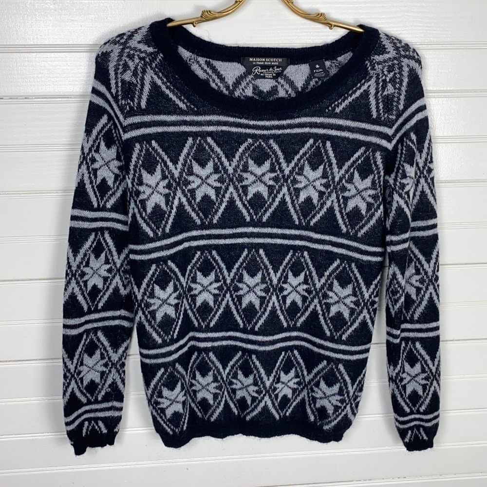 Maison Scotch Mohair Blend Sweater Size Small/Petite